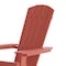 Flash Furniture Red All-Weather Folding Adirondack Chairs, 4PK 4-JJ-C14505-RED-GG - alternate 9